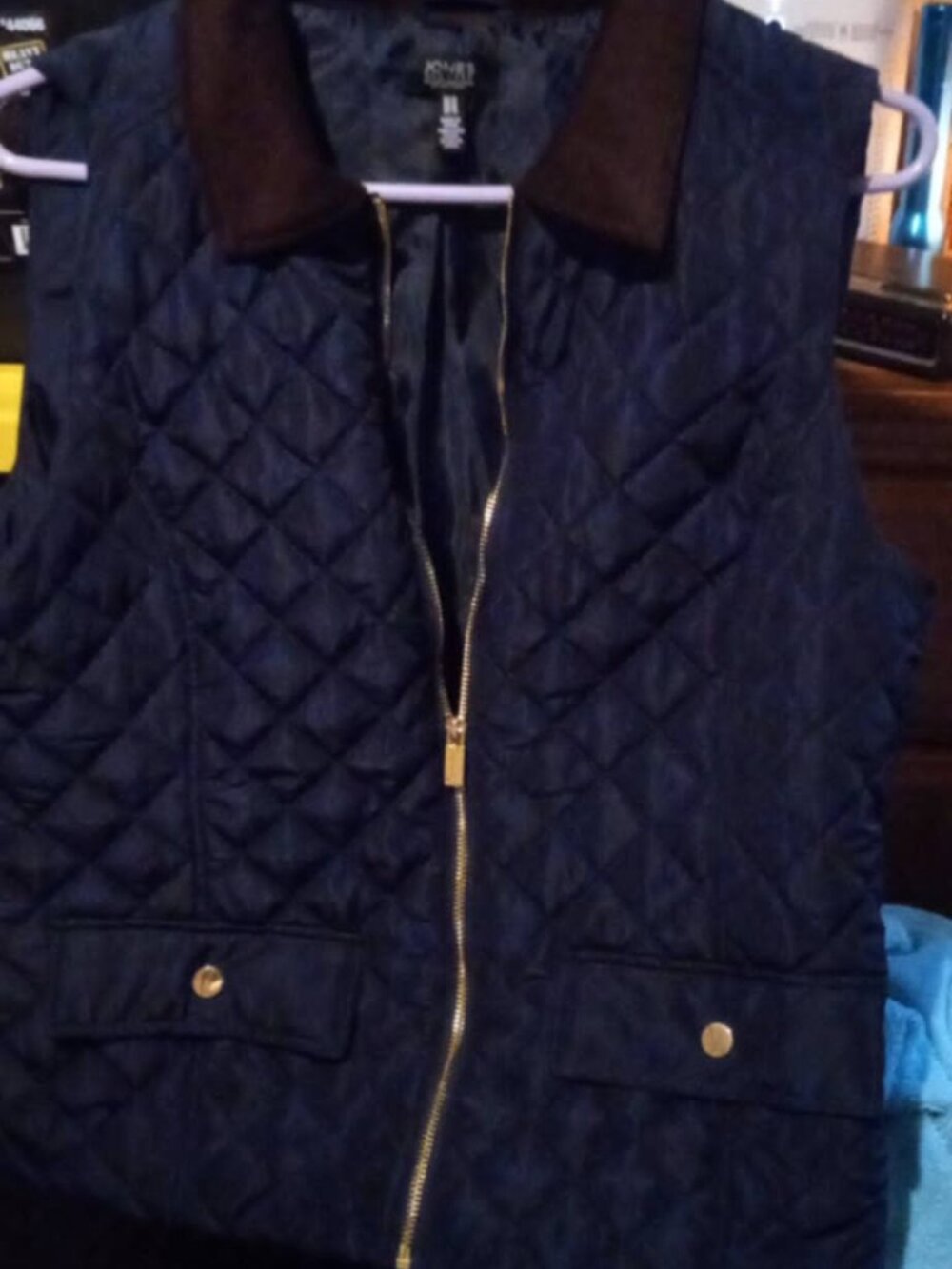 jones new york zipper vest medium